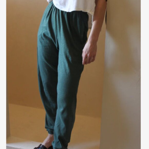 NWT NA NIN Freddie Cotton Jersey Jogger Topiary/Green S - Picture 2 of 8